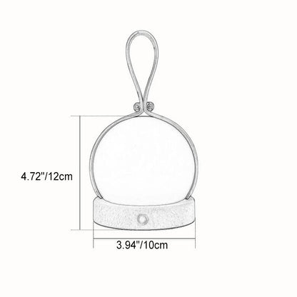 Lumière nocturne sphérique LED en cuir synthétique portable