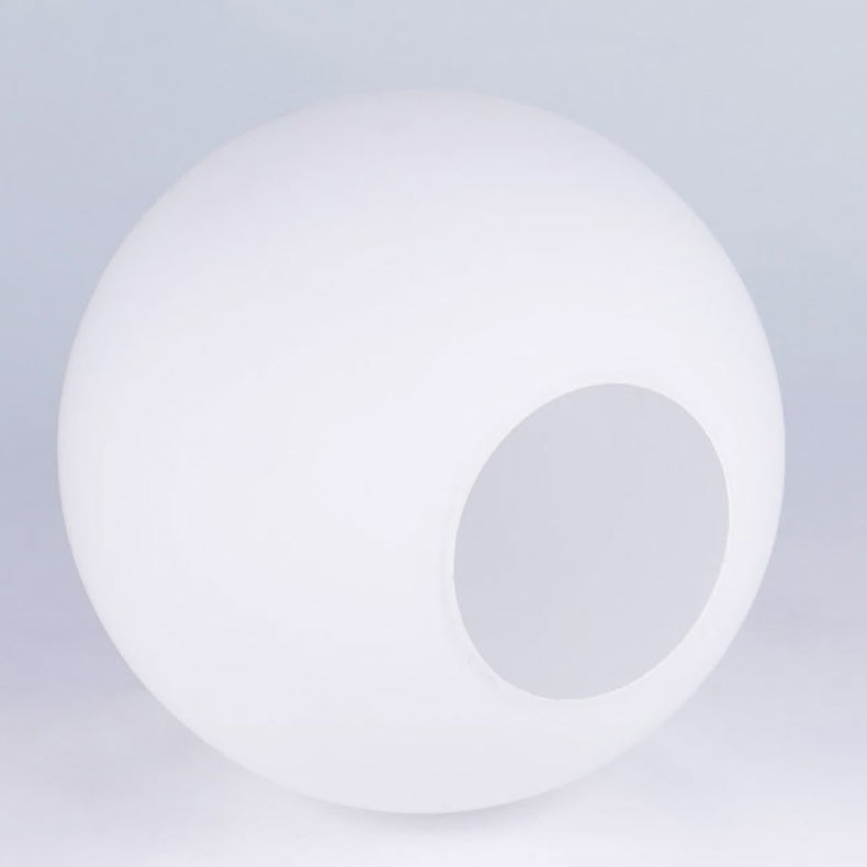 Floroux Lampe de Table Scandinave | Base en Bois | Design en Verre Orb | Parfait pour Chambre & Salon | Lumière d'Ambiance