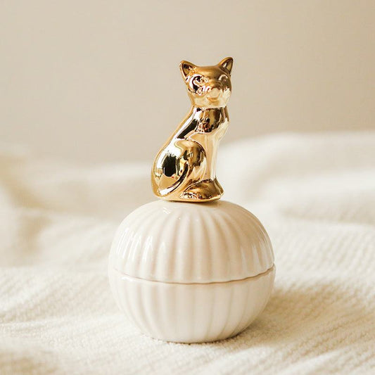 Figurine d'animal Floroux avec poignées, outil de rangement en verre