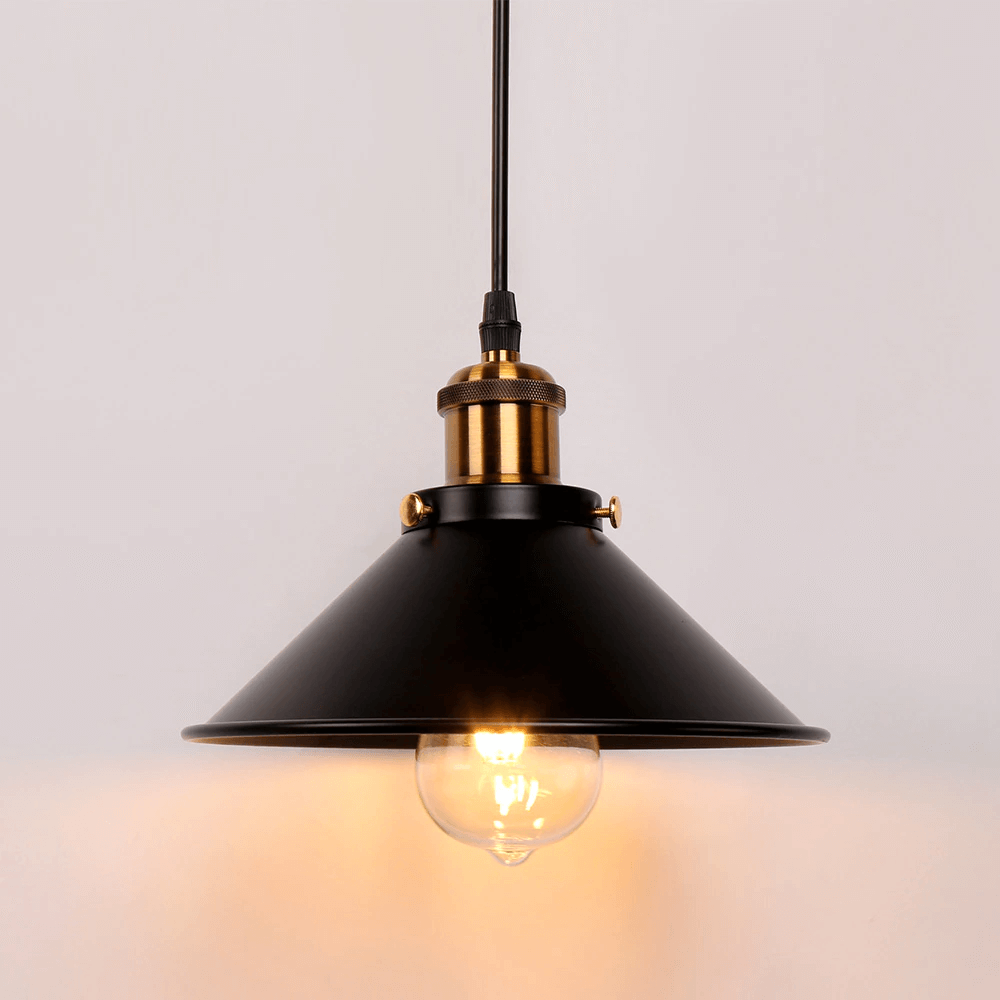 Floroux conical pendant in brass | Modern design | Dining room & Kitchen | Elegant atmosphere