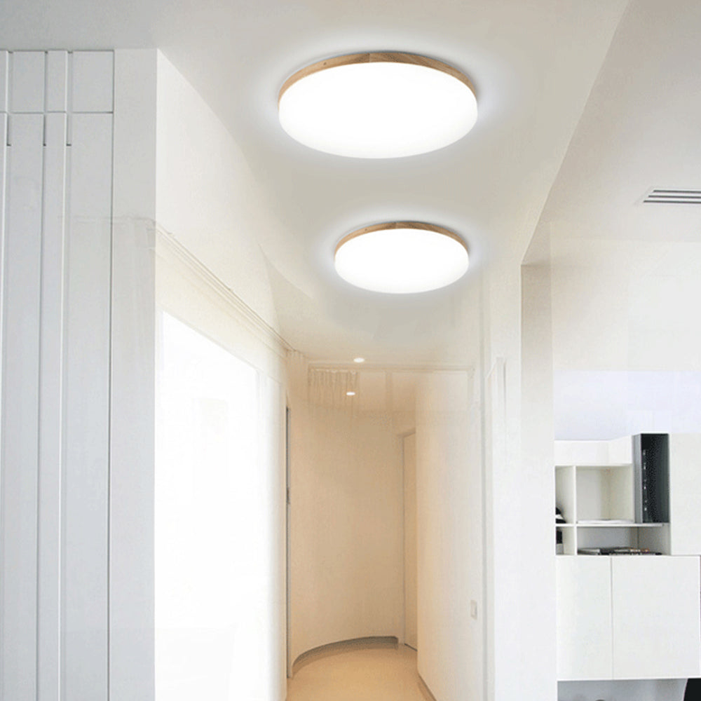 Plafonnier rond LED Floroux en acrylique