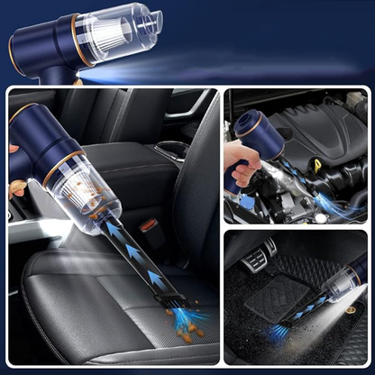 TurboClean | Aspirateur de voiture sans fil puissant 2-en-1
