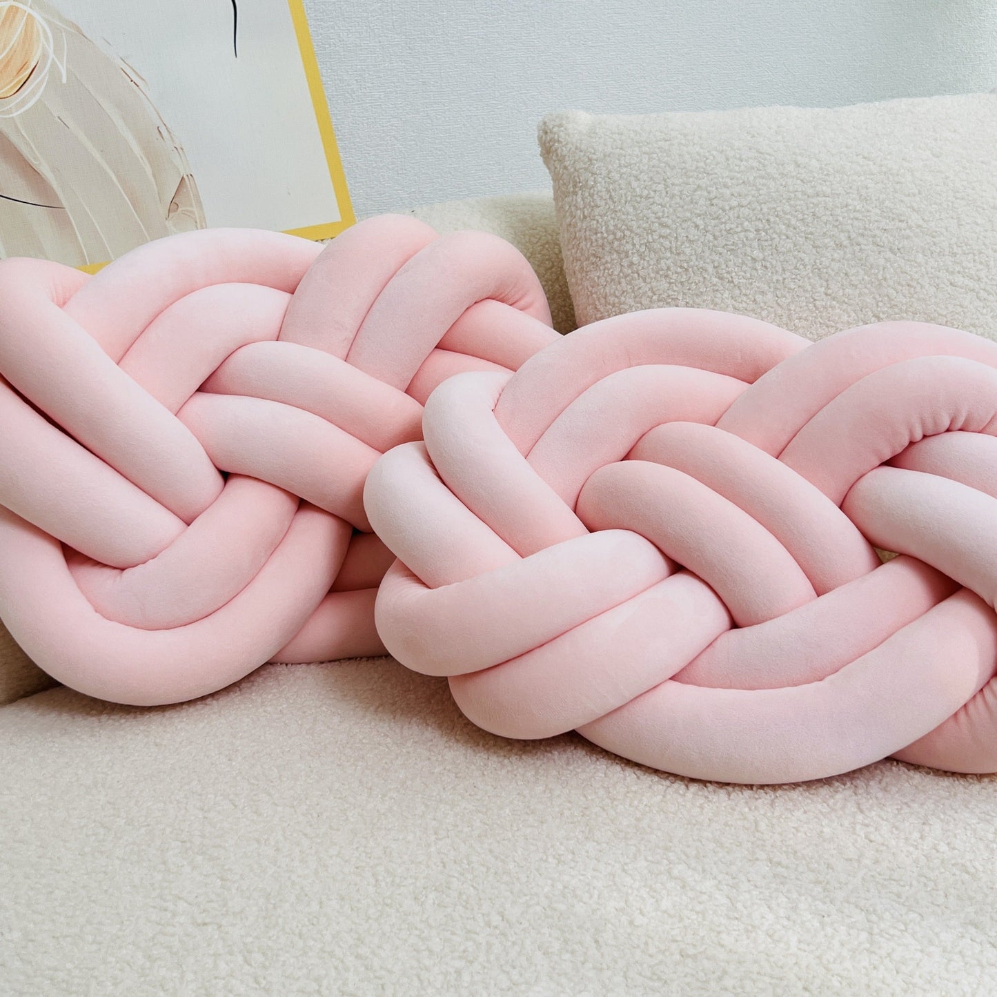 Coussins ComfortCloud - Coussins en peluche de luxe avec design à boutons