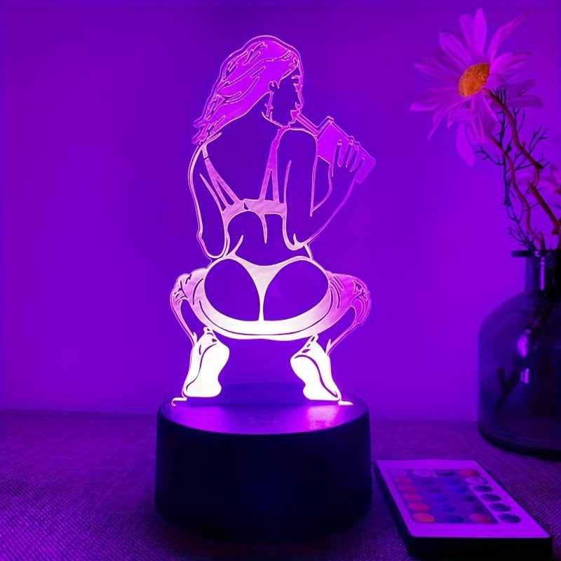 DecoLamp - Lampe de table 3D élégante avec options de couleur
