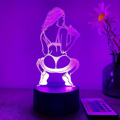 DecoLamp - Lampe de table 3D élégante avec options de couleur