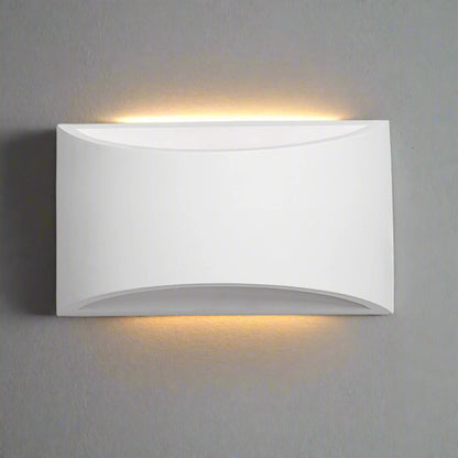 Lampe murale en plâtre