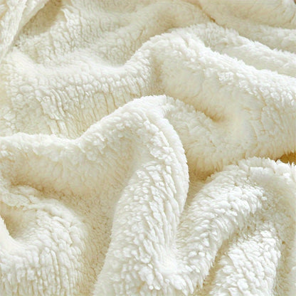 CozyWrap – Luxe Sherpa Fleece Couverture pour les Jours d'Hiver