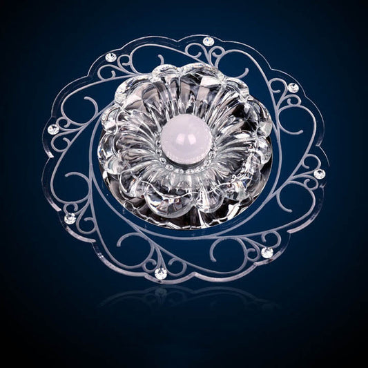 Floroux LED Plafonnier | Conception de Fleur Créative | Lampe de Plafond Ronde | Économe en Énergie & Moderne