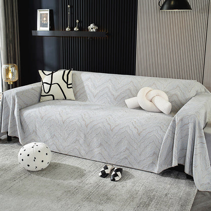 Couverture de canapé/couche Chenille Layer of Peaks