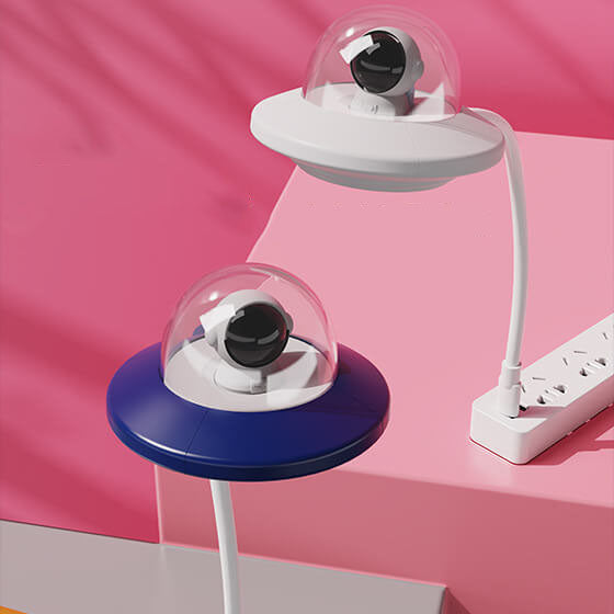 Design moderne de veilleuse astronaute