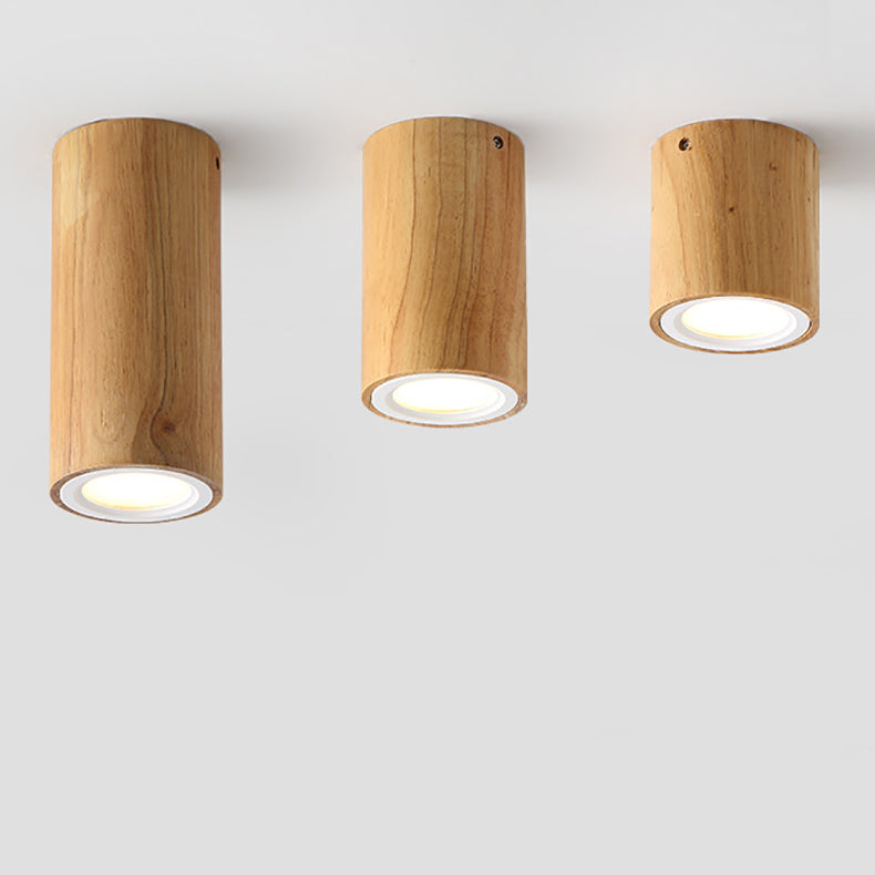 Floroux Design Nordic LED Plafonnier | Effet Bois | Monté Encastré | Blanc Chaud ou Blanc Froid | Éclairage Élégant pour la Maison