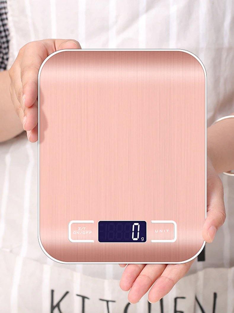 Floroux digital kitchen scale with LED display | Portable | Accurate measurements | For baking, cooking, and dieting