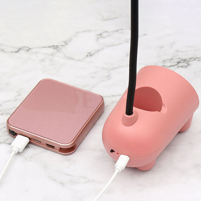 Creative Floroux LED touch lamp with pencil holder | USB charging function | Desk lamp | Children's room decoration