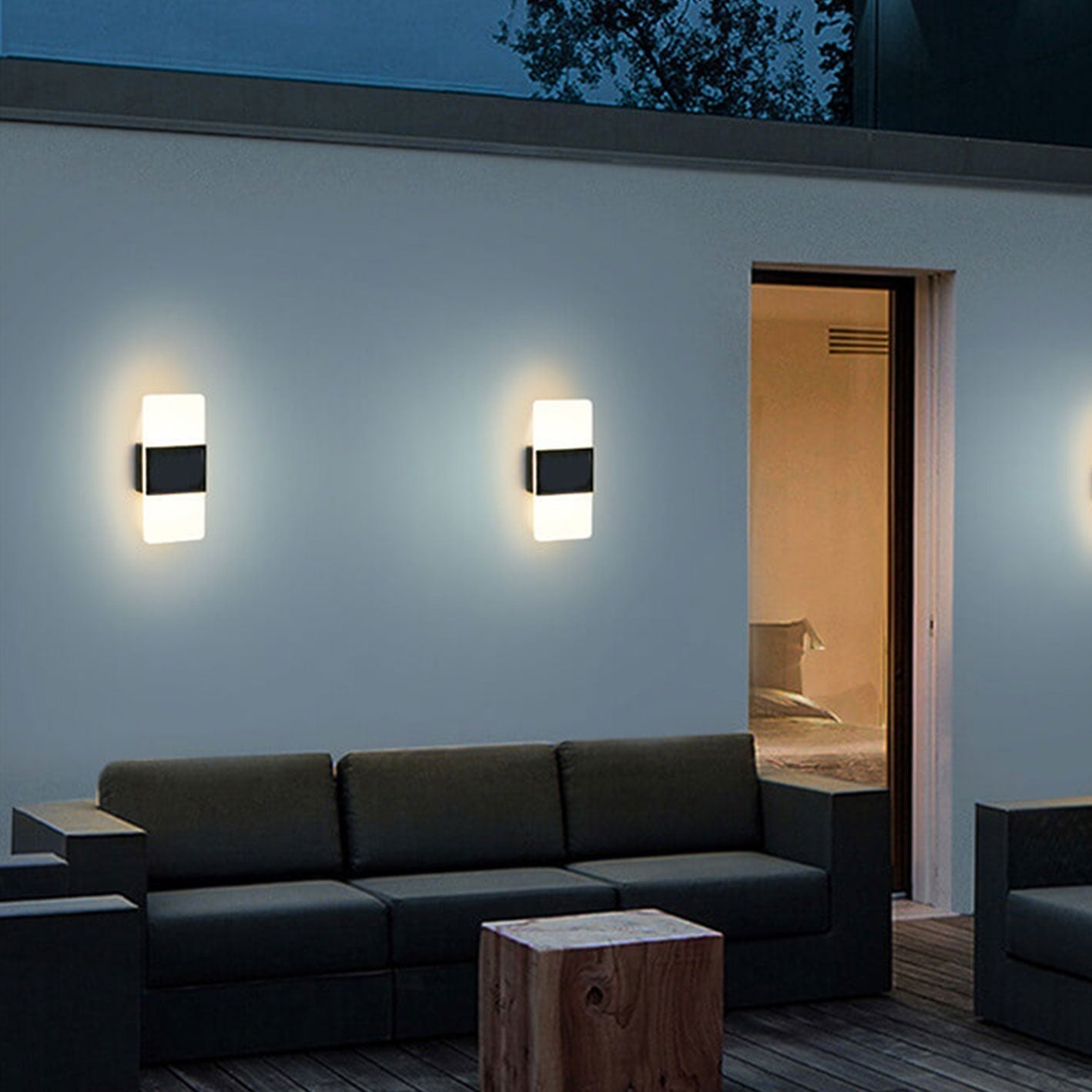Floroux Lampe Murale Solaire LED | Résistante aux Intempéries | Éclairage Extérieur Alimenté par Solaire | Décor de Jardin & Terrasses
