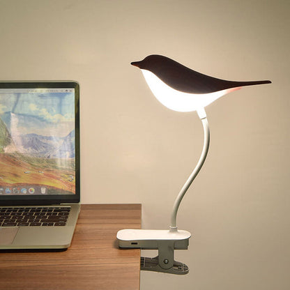 Floroux LED Table Lamp Nordic | USB Charge | Night Light with Bird Clip | Modern Design