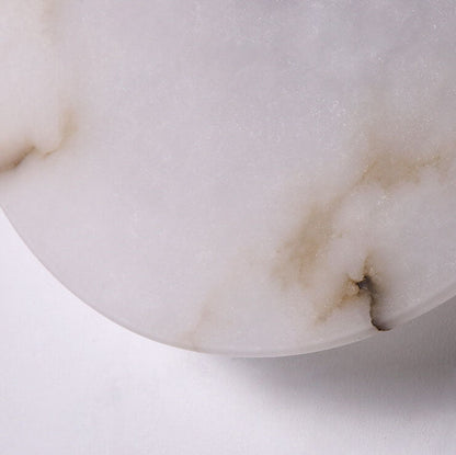 Floroux Applique LED Ronde | Design en Marbre de Luxe & Acrylique | Lumière Chaude | Moderne & Élégant pour Salon & Chambre