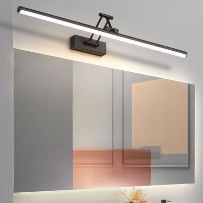 Applique Murale LED Minimaliste Edge Noir/Blanc pour Intérieur, Salle de Bain, Métal