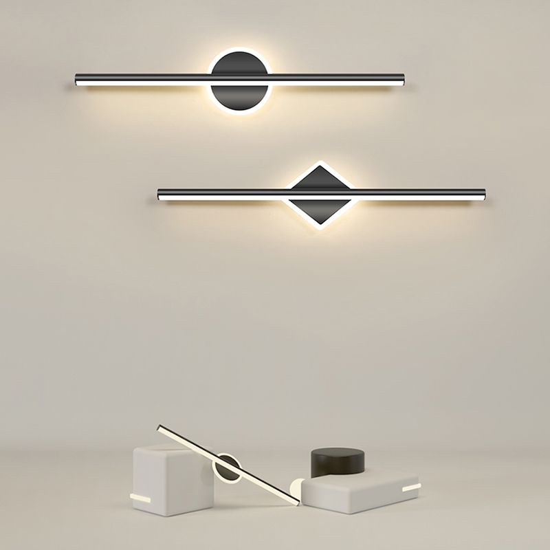 Floroux - Applique murale LED noire et dorée moderne pour une atmosphère élégante | Chambre, Salon, Salle de bain