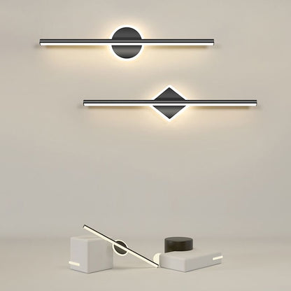 Floroux - Applique murale LED noire et dorée moderne pour une atmosphère élégante | Chambre, Salon, Salle de bain