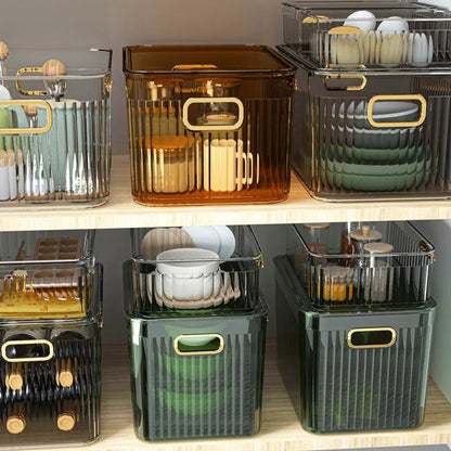 Boîte de rangement transparente pour la maison