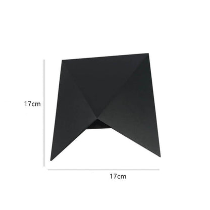 EcoLume – Applique LED moderne minimaliste en origami avec 1 lumière