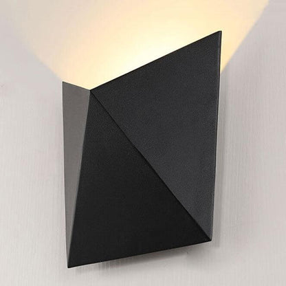 EcoLume – Applique LED moderne minimaliste en origami avec 1 lumière