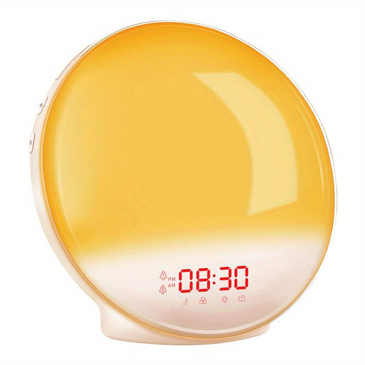 AlarmGlow – Réveil Intelligent avec Lever de Soleil et Double Alarme