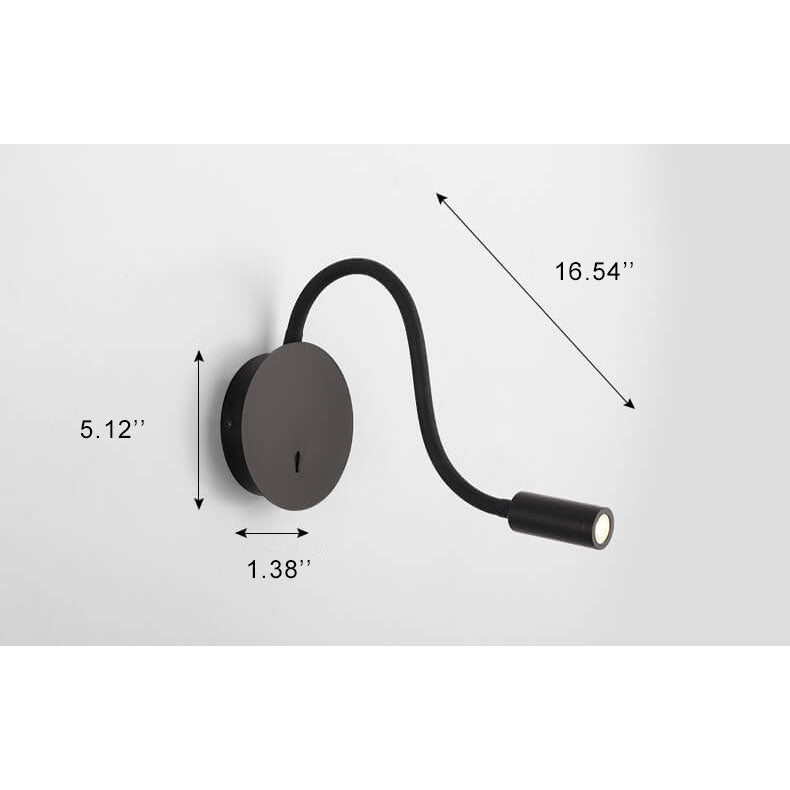 FlexiGlow – Lampe murale LED moderne avec lumière réglable à 360 degrés