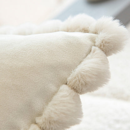 Couvre-oreiller moderne en peluche