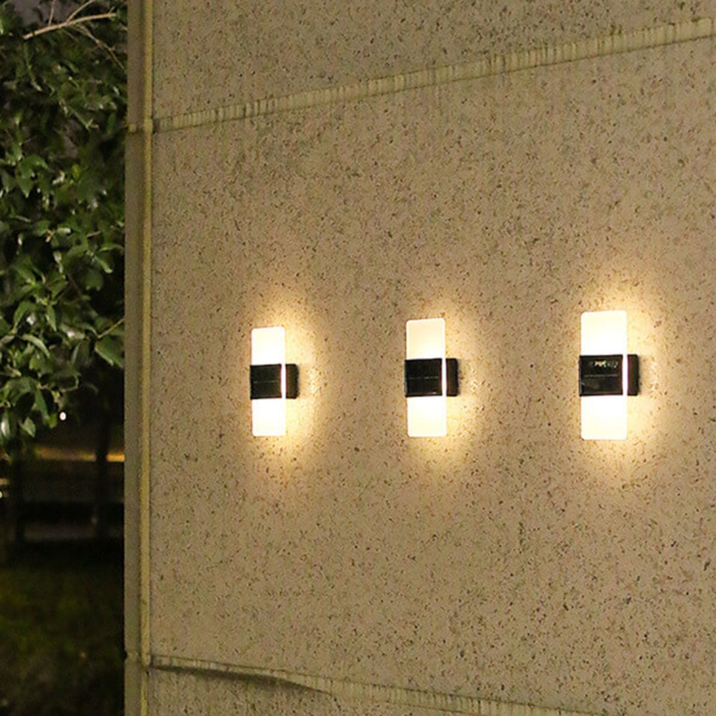 Floroux Lampe Murale Solaire LED | Résistante aux Intempéries | Éclairage Extérieur Alimenté par Solaire | Décor de Jardin & Terrasses
