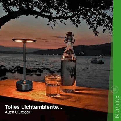 NumiLux Lampe de table rechargeable étanche et élégante