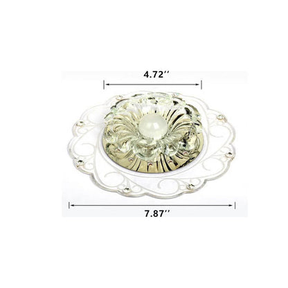 Floroux LED Plafonnier | Conception de Fleur Créative | Lampe de Plafond Ronde | Économe en Énergie & Moderne