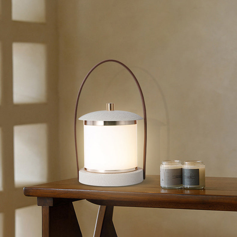 Lampe de camping LED au design cylindrique portable