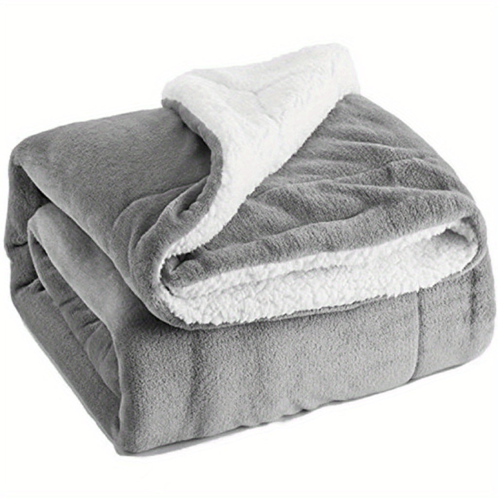 Couverture en Fleece Sherpa Chic pour un Confort Optimal