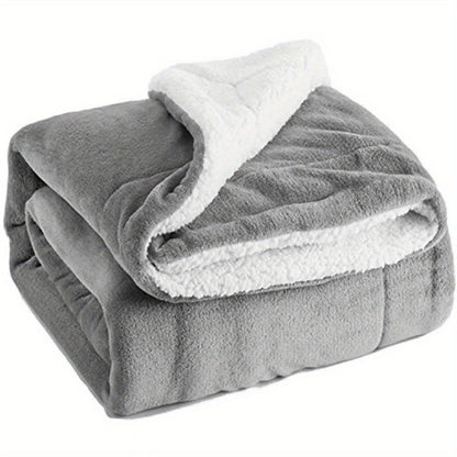 Chic Couverture en Fleece Sherpa pour un Confort Optimal