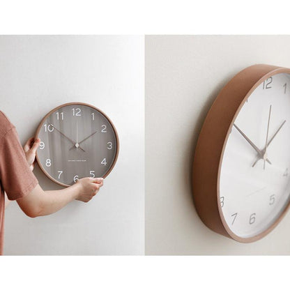 Décoration murale analogique - Horloge en bois pour la maison