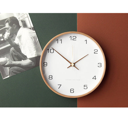 Horloge Murale en Bois Rustique – Ajout Silencieux et Intemporel à Votre Intérieur