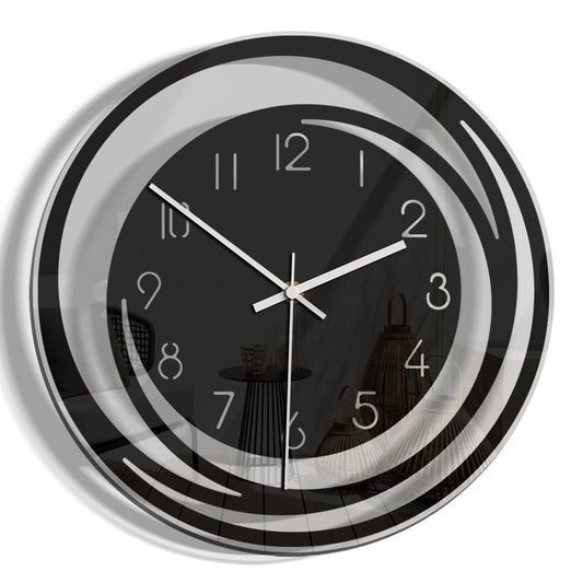 Horloge mural silencieux élégant en acrylique – Moderne et stylé
