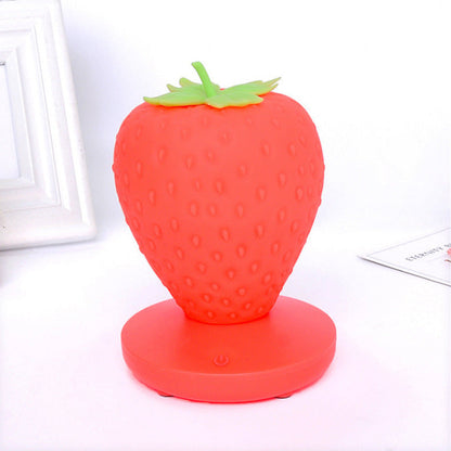 Lampe de table fraise veilleuse