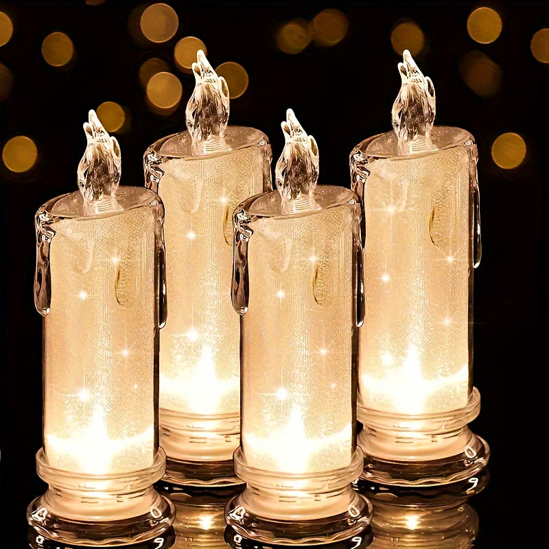 Ensemble de Bougies LED Romantiques – Éclairage Ambiant pour Intérieur