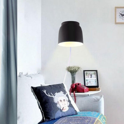 Floroux Applique Murale Nordic | Détail Cylindre Rotatif | Design Minimaliste | Applique Murale LED