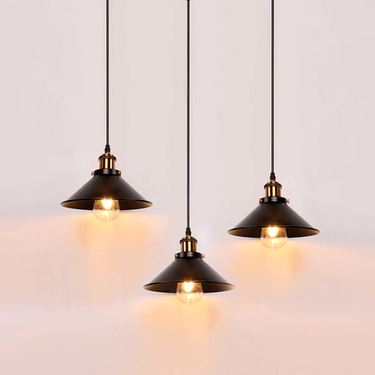 Floroux conical pendant in brass | Modern design | Dining room & Kitchen | Elegant atmosphere