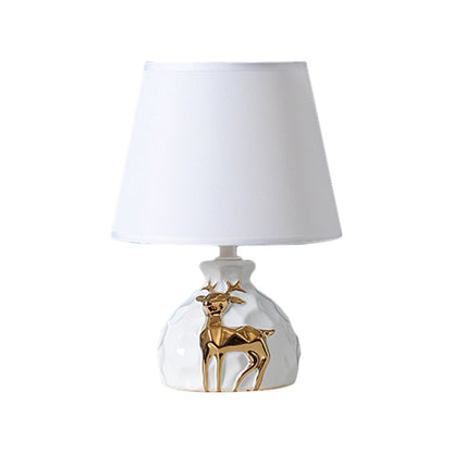 Floroux – Élégant vase cerf lampe de table pour une atmosphère chaleureuse