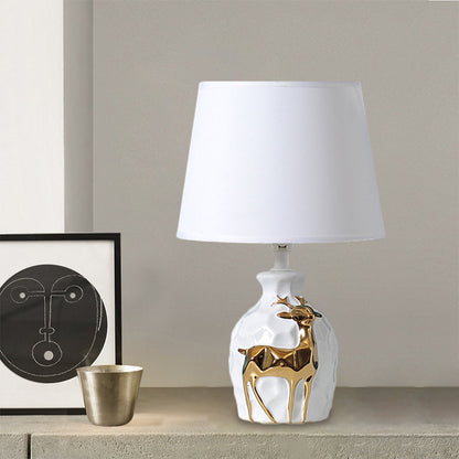 Floroux – Élégant vase cerf lampe de table pour une atmosphère chaleureuse