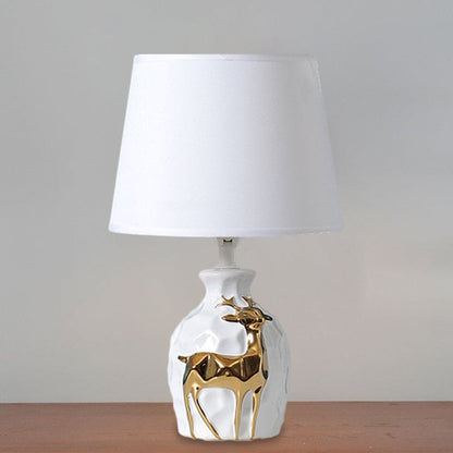 Floroux – Élégant vase cerf lampe de table pour une atmosphère chaleureuse