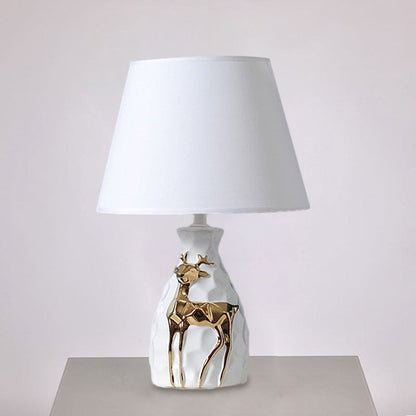 Floroux – Élégant vase cerf lampe de table pour une atmosphère chaleureuse
