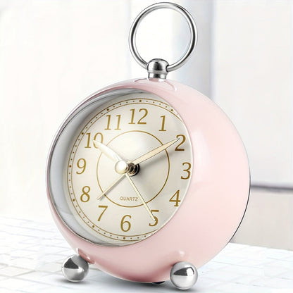 RetroTime Horloge - Réveil silencieux élégant avec éclairage nocturne