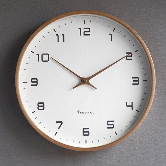 KlarZeit - Ensemble de pendule murale en bois moderne