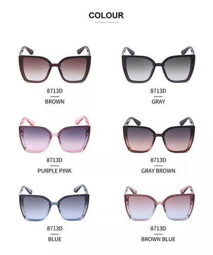 BillieShade - Lunettes de soleil rétro carrées tendance