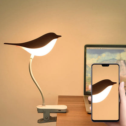 Floroux LED Table Lamp Nordic | USB Charge | Night Light with Bird Clip | Modern Design